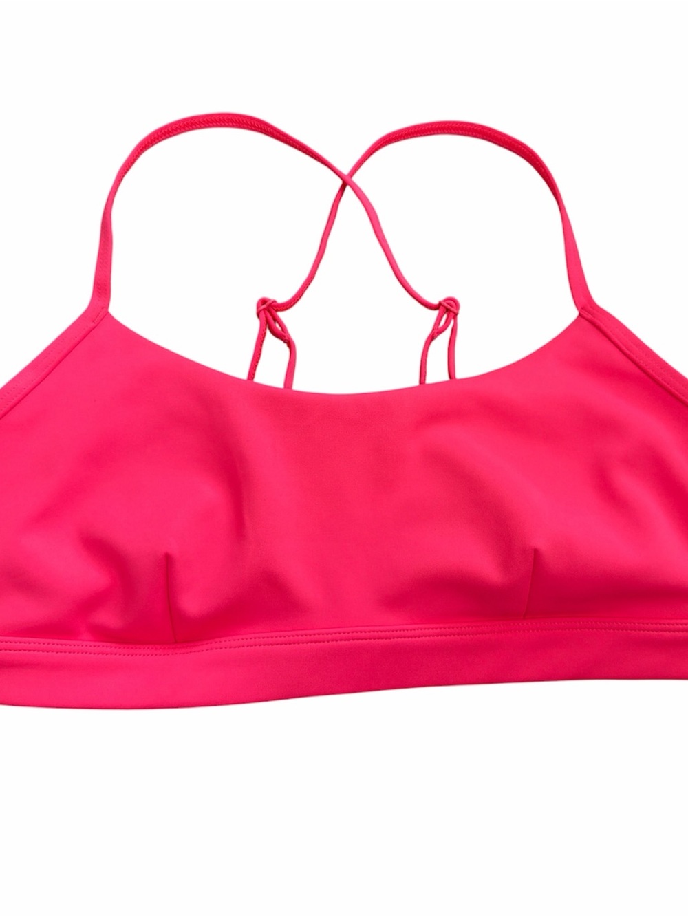 ALO Yoga Hot Pink Strappy Sports Bralette